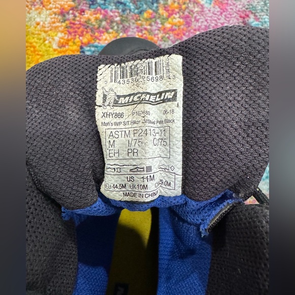 MICHELIN HYDROEDGE STEEL TOE PUNCTURE-RESISTANT WATERPROOF WORK BOOTS SZ 11 - Picture 5 of 5